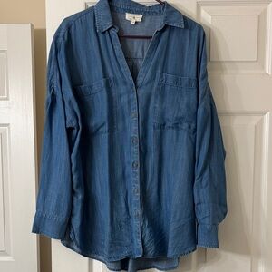 Lou & Grey Denim Blue Shirt